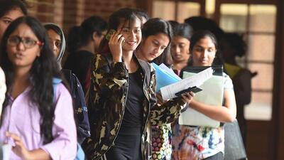The guidelines came months after a parliamentary panel on education in March suggested that the higher education department of the education ministry issue guidelines for universities to introduce courses on Indian heritage and culture. (Raj K Raj/HT Photo)
