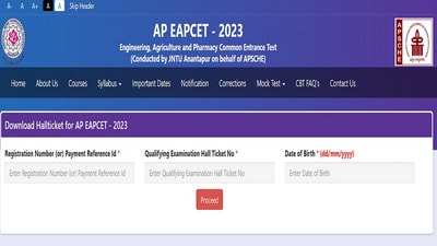 AP EAMCET 2023 Hall Tickets out at cets.apsche.ap.gov.in, download link here AP EAMCET 2023 Hall Tickets out at cets.apsche.ap.gov.in, download link here
