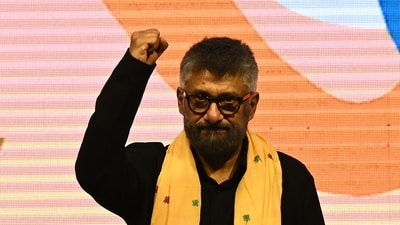 Film director Vivek Agnihotri at an event at Indian Museum in Kolkata, India, on Sunday, March 12, 2023. (Photo by Samir Jana/ Hindustan Times) Film director Vivek Agnihotri at an event at Indian Museum in Kolkata, India, on Sunday, March 12, 2023. (Photo by Samir Jana/ Hindustan Times)