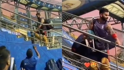 Virat Kohli's classy gesture for Wankhede ball boy ahead of MI tie Virat Kohli's classy gesture for Wankhede ball boy ahead of MI tie