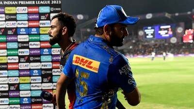 The match marks the latest chapter in the rivalry between Rohit's MI and Kohli's RCB (IPL) The match marks the latest chapter in the rivalry between Rohit's MI and Kohli's RCB (IPL)
