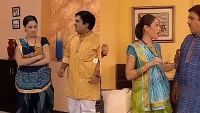 The picture depicts Jethalal and Daya from Taarak Mehta Ka Ooltah Chashmah. (Instagram/@smritiiraniofficial) The picture depicts Jethalal and Daya from Taarak Mehta Ka Ooltah Chashmah. (Instagram/@smritiiraniofficial)