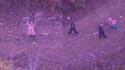 The woman, who survived on a bottle of wine and lollipops after being stuck in Australia’s forest for five days, used her car’s heater overnight to keep herself warm. (Twitter/@VictoriaPolice) The woman, who survived on a bottle of wine and lollipops after being stuck in Australia’s forest for five days, used her car’s heater overnight to keep herself warm. (Twitter/@VictoriaPolice)