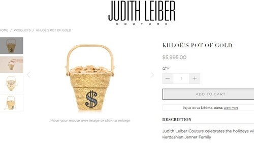 Ananya Panday carried the Judith Leiber Couture Khloé's Pot Of Gold bag. (judithleiber.com) Ananya Panday carried the Judith Leiber Couture Khloé's Pot Of Gold bag. (judithleiber.com)