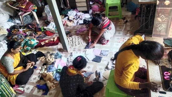 Rural Livelihood Mission has been extending support to the self-help group by providing a platform to showcase the handcrafted creations at exhibitions. (PTI photo)