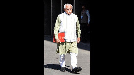 Haryana chief minister Manohar Lal Khattar. (Sourced)
