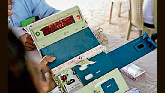 The counting of votes for the bypolls will be held on Saturday. (HT File)