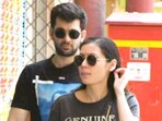 Karan Deol with Drisha Acharya in Mumbai on Wednesday. (Pics: Yogen Shah)