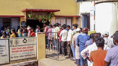 A polling booth in Chikmagalur. (PTI) A polling booth in Chikmagalur. (PTI)