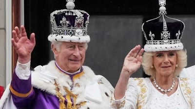 King Charles Health: Britain's King Charles III and Queen Camilla wave to the crowds from the balcony of Buckingham Palace after the coronation ceremony in London. (AP) King Charles Health: Britain's King Charles III and Queen Camilla wave to the crowds from the balcony of Buckingham Palace after the coronation ceremony in London. (AP)