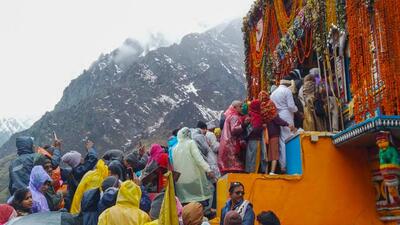 Badarinath is located along the banks of the Alaknanda River at a height of 3,133 metres. (ANI)