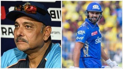 Shastri claimed that Rohit's shot selection is not the greatest (Getty Images-AP) Shastri claimed that Rohit's shot selection is not the greatest (Getty Images-AP)