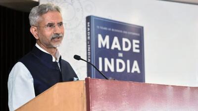 External affairs minister S Jaishankar said India mustn’t let other businesses enjoy advantages in our country at the expense of our own (Twitter/DrSJaishankar) External affairs minister S Jaishankar said India mustn’t let other businesses enjoy advantages in our country at the expense of our own (Twitter/DrSJaishankar)
