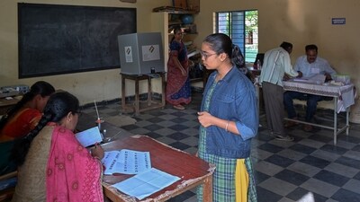 The southern state had recorded a 20.99 per cent voter turnout till 11 am. The voting began at 7 am and will commence at 6 pm. (AFP) The southern state had recorded a 20.99 per cent voter turnout till 11 am. The voting began at 7 am and will commence at 6 pm. (AFP)