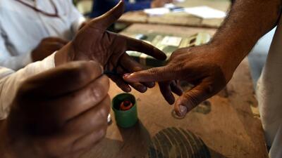 In Uttar Pradesh, bypolls were held to the assembly seats of Suar and Chhanbey. (HT Archive) In Uttar Pradesh, bypolls were held to the assembly seats of Suar and Chhanbey. (HT Archive)