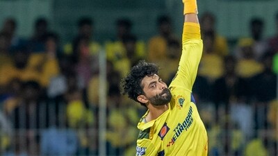Chennai Super Kings' Ravindra Jadeja bowls a delivery during the Indian Premier League cricket match between Delhi Capitals and Chennai Super Kings in Chennai, India, Wednesday, May 10, 2023. (AP Photo /R. Parthibhan) (AP) Chennai Super Kings' Ravindra Jadeja bowls a delivery during the Indian Premier League cricket match between Delhi Capitals and Chennai Super Kings in Chennai, India, Wednesday, May 10, 2023. (AP Photo /R. Parthibhan) (AP)