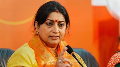 Irani said that ₹600 crore are being proposed to be allocated for the training process under Poshan Bhi Padhai Bhi. (PTI photo) Irani said that ₹600 crore are being proposed to be allocated for the training process under Poshan Bhi Padhai Bhi. (PTI photo)