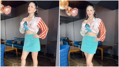 Sunny Leone’s sense of sartorial fashion is always up for the win. The actor keeps slaying fashion goals like a pro. The actor, who is an absolute fashionista, is loved for her choice of ensembles. From casual to festive to ethnic to formal, Sunny can deck up in any attire and make it look better. On Wednesday, Sunny shared a string of pictures of herself and raised the fashion bar. (Instagram/@sunnyleone) Sunny Leone’s sense of sartorial fashion is always up for the win. The actor keeps slaying fashion goals like a pro. The actor, who is an absolute fashionista, is loved for her choice of ensembles. From casual to festive to ethnic to formal, Sunny can deck up in any attire and make it look better. On Wednesday, Sunny shared a string of pictures of herself and raised the fashion bar. (Instagram/@sunnyleone)