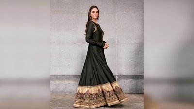 Aditi Rao Hydari leaves fans gasping for air as she drops a series of photos of herself in a regal anarkali suit by designer Anand Kabra. (Instagram/@aditiraohydari) Aditi Rao Hydari leaves fans gasping for air as she drops a series of photos of herself in a regal anarkali suit by designer Anand Kabra. (Instagram/@aditiraohydari)