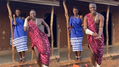 Neema Paul (left) and Kili Paul (right) dancing to a Bhojpuri song. (Instagram/@neemapaul155) Neema Paul (left) and Kili Paul (right) dancing to a Bhojpuri song. (Instagram/@neemapaul155)