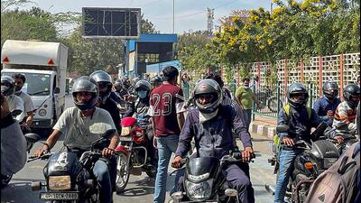 will make it mandatory for app-based cab services such as Uber and Ola and delivery businesses to switch to all-electric fleets in seven years, legalise the operation of bike-taxis and outline rules for bike rental services in the national capital. (PTI) will make it mandatory for app-based cab services such as Uber and Ola and delivery businesses to switch to all-electric fleets in seven years, legalise the operation of bike-taxis and outline rules for bike rental services in the national capital. (PTI)