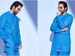 Ayushmann Khurrana's dapper powder blue suit is a must-have for your party wardrobe. Ayushmann Khurrana's dapper powder blue suit is a must-have for your party wardrobe.