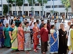 Bengaluru witnessed a low voter turnout in state assembly polls on Wednesday. (ANI) Bengaluru witnessed a low voter turnout in state assembly polls on Wednesday. (ANI)