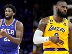 Joel Embiid , LeBron James Joel Embiid , LeBron James