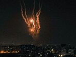 Israel's Iron Dome air defence system intercepts rockets launched from Gaza City, on May 10. Israel's army and Gaza militants traded heavy cross-border fire on May 10, with 22 Palestinians killed over two days. Israel's Iron Dome air defence system intercepts rockets launched from Gaza City, on May 10. Israel's army and Gaza militants traded heavy cross-border fire on May 10, with 22 Palestinians killed over two days.