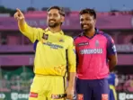 MS Dhoni (L) with Sanju Samson MS Dhoni (L) with Sanju Samson
