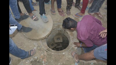 Gurmeet Singh Kular of the Federation of Commercial and Industrial Organisation said that the incident seems to have taken place due to sewage gases. (HT File Photo) Gurmeet Singh Kular of the Federation of Commercial and Industrial Organisation said that the incident seems to have taken place due to sewage gases. (HT File Photo)