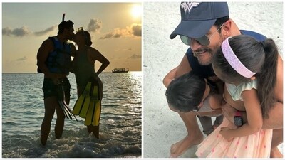 On Neha Dhupia and Angad Bedi's anniversary on Wednesday, the former took to Instagram to share some couple and family photos. On Neha Dhupia and Angad Bedi's anniversary on Wednesday, the former took to Instagram to share some couple and family photos.