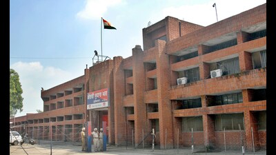 On May 6, two inmates lodged at observation had managed to escape by scaling a compound wall. (HT File Photo) On May 6, two inmates lodged at observation had managed to escape by scaling a compound wall. (HT File Photo)