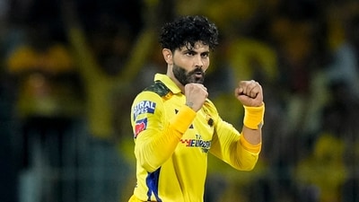 Chennai Super Kings' Ravindra Jadeja celebrates (PTI) Chennai Super Kings' Ravindra Jadeja celebrates (PTI)