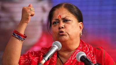 Former Rajasthan CM and BJP leader Vasundhara Raje. (File) Former Rajasthan CM and BJP leader Vasundhara Raje. (File)