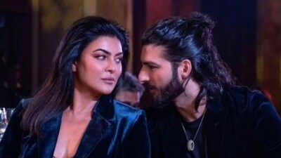 Sushmita Sen shared a photo of herself and Rohman Shawl from HT India's Most Stylish 2023. Sushmita Sen shared a photo of herself and Rohman Shawl from HT India's Most Stylish 2023.