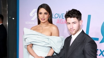 Priyanka Chopra and Nick Jonas attend the Love Again screening on May 03, 2023 in New York City. (Photo by Theo Wargo / GETTY IMAGES NORTH AMERICA / Getty Images via AFP) (Getty Images via AFP) Priyanka Chopra and Nick Jonas attend the Love Again screening on May 03, 2023 in New York City. (Photo by Theo Wargo / GETTY IMAGES NORTH AMERICA / Getty Images via AFP) (Getty Images via AFP)