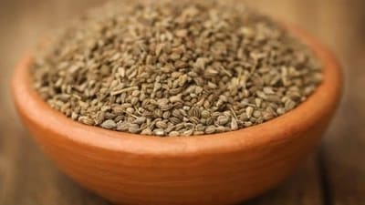 Relieve vata with ajwain: Add a pinch of ajwain powder and ghee to your meal to soothe the Vata dosha. (Pinterest) Relieve vata with ajwain: Add a pinch of ajwain powder and ghee to your meal to soothe the Vata dosha. (Pinterest)
