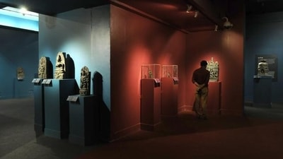 Titled "Buddham Sharanam Gacchami", the exhibition highlights the voyage of Buddhist art and culture around the world. (Representational image) (Photo by Saumya Khandelwal/ Hindustan Times) Titled "Buddham Sharanam Gacchami", the exhibition highlights the voyage of Buddhist art and culture around the world. (Representational image) (Photo by Saumya Khandelwal/ Hindustan Times)