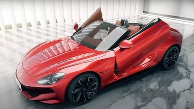 The MG Motor's' two-seater Cyberster will hit showrooms in China in 2023 before arriving in the UK and Europe in the middle of next year. (MG Motor) The MG Motor's' two-seater Cyberster will hit showrooms in China in 2023 before arriving in the UK and Europe in the middle of next year. (MG Motor)