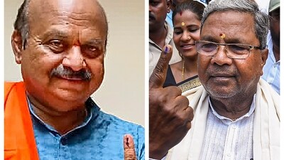 It's advantage Congress in Karnataka exit polls but BJP dismissed the figures. It's advantage Congress in Karnataka exit polls but BJP dismissed the figures.