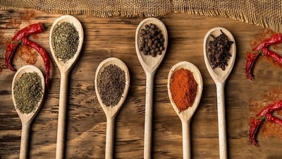 Cook with spices: Cook with digestive spices like asafoetida (hing) and cumin to help reduce gas and bloating. It is also helpful to soak pulses beforehand to aid in their digestion. (Pixabay) Cook with spices: Cook with digestive spices like asafoetida (hing) and cumin to help reduce gas and bloating. It is also helpful to soak pulses beforehand to aid in their digestion. (Pixabay)