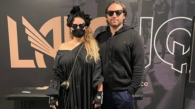 Sia with Dan Bernard in an old photo she had tweeted. Sia with Dan Bernard in an old photo she had tweeted.