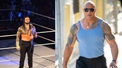 Roman Reigns, The Rock (Getty Images) Roman Reigns, The Rock (Getty Images)
