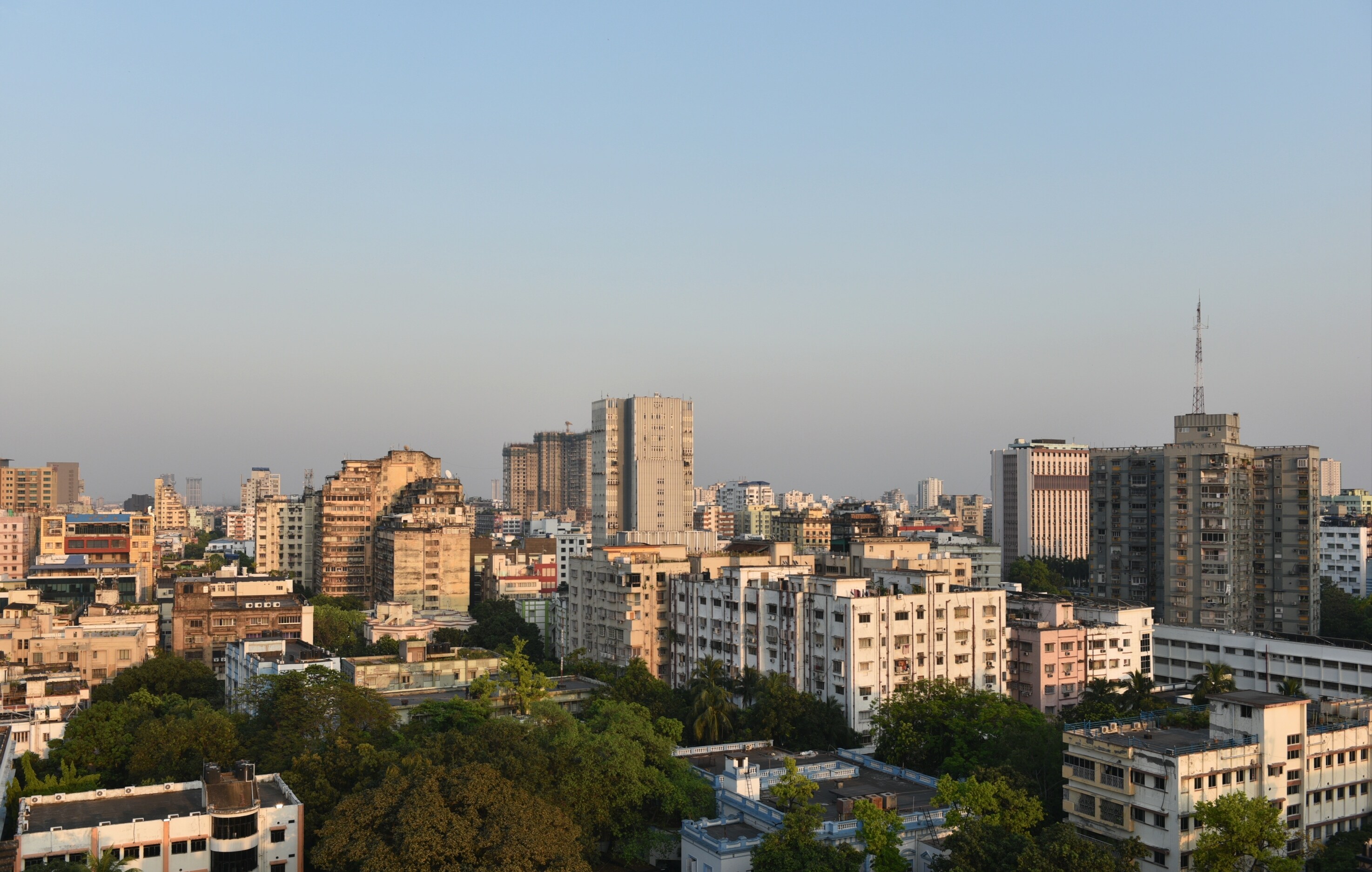 An aerial view of the Kolkata skyline (Samir Jana / Hindustan Times) An aerial view of the Kolkata skyline (Samir Jana / Hindustan Times)