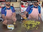 Mango omelette that has left many unhappy. Mango omelette that has left many unhappy.