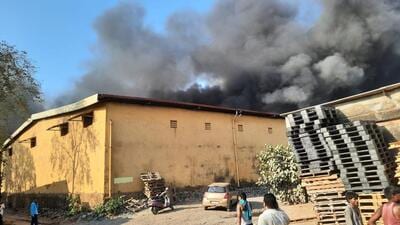 Fire at chemical godown in Bhiwandi