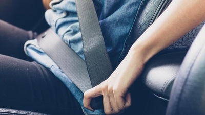 A person fastening seat belt in the car, safety concept (Getty Images/iStockphoto) A person fastening seat belt in the car, safety concept (Getty Images/iStockphoto)