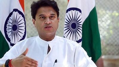 Civil aviation minister Jyotiraditya Scindia. (ANI) Civil aviation minister Jyotiraditya Scindia. (ANI)