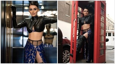 Sanaa, starring Radhika Madan, was recently screened at the oldest Asian Film Festival in the world, the UK Asian Film Festival. For the grand event, the actor went all out and adorned a bold black look. (Instagram/@radhikamadan) Sanaa, starring Radhika Madan, was recently screened at the oldest Asian Film Festival in the world, the UK Asian Film Festival. For the grand event, the actor went all out and adorned a bold black look. (Instagram/@radhikamadan)